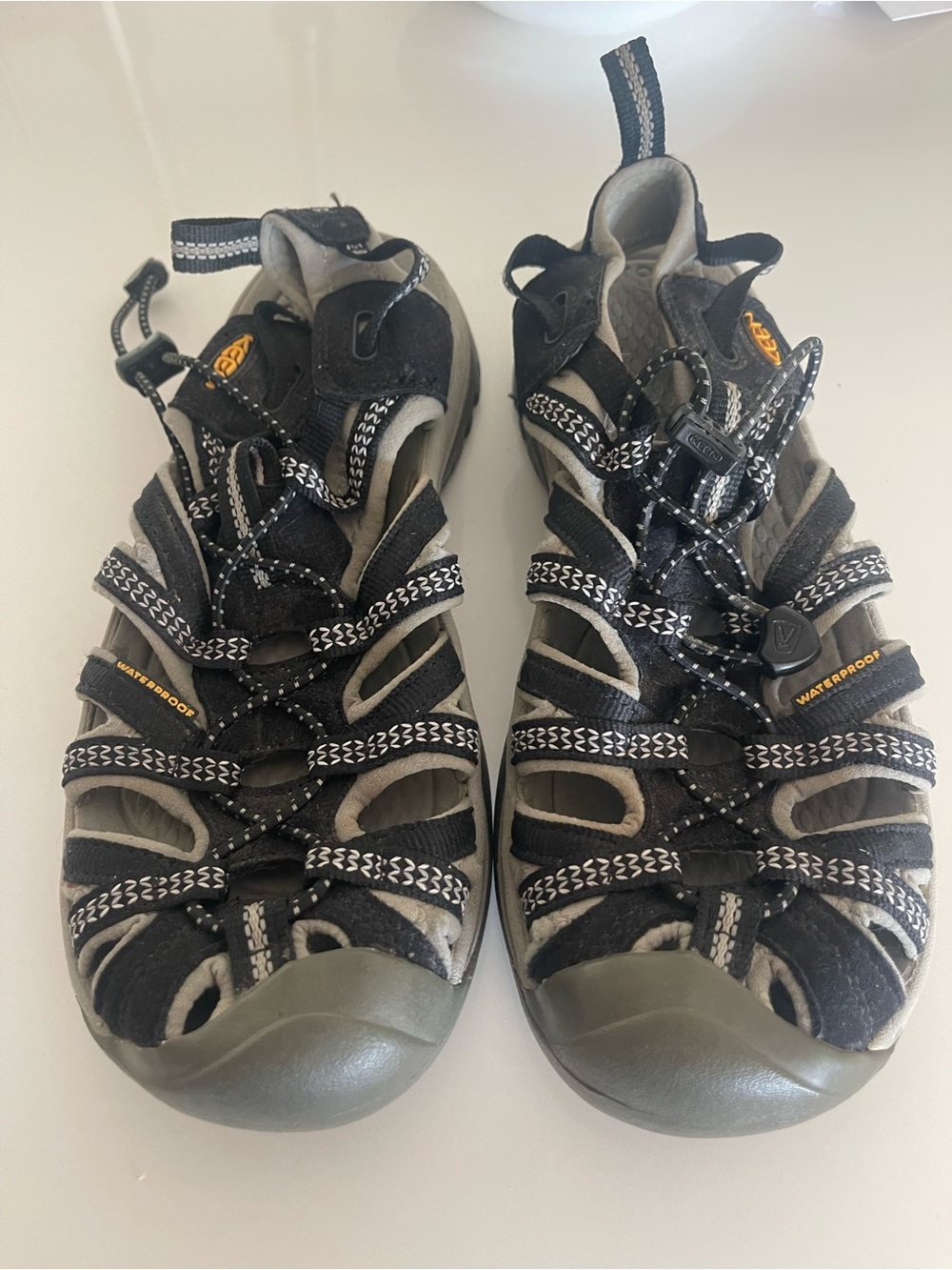 KEEN Newport H2 Waterproof Sport Sandals Women’s Black/Gray Size 8.5